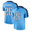 T.Titans #26 Marcus Harris Player Light Blue Limited Color Rush Home Game Gdoa Stitched Jerseys