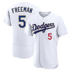LA.Dodgers #5 Freddie Freeman Player Gold White 2026 Collection Stadium Limited Elite Fdoa Stitched Jerseys