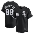 C.White Sox #88 Luis Robert Jr Player Black Limited Home Gdoa Stitched Jerseys