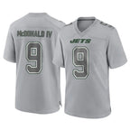 NY.Jets #9 Will McDonald IV Player Gray Limited Atmosphere Fashion Home Game Gdoa Stitched Jerseys