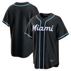 M.Marlins ## Marlins Blank Player Black Fashion Out Home Game Fdoa Stitched Jerseys