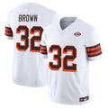 C.Browns #32 Jim Brown Player White Limited Vapor F.U.S.E. Alternate Game Gdoa Stitched Jerseys