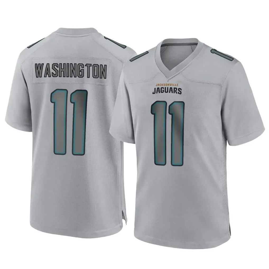 J.Jaguars #11 Parker Washington Player Gray Atmosphere Fashion Home Game Gdoa Stitched Jerseys