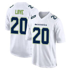 S.Seahawks #20 Julian Love Player White Tundra Fashion Home Game Gdoa Stitched Jerseys