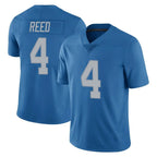 D.Lions #4 D.J. Reed Player Blue Limited Throwback Vapor Untouchable Gdoa Stitched Jerseys