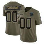 Custom C.Panthers Olive 2025 Salute to Service Limited Home Game Any Name & Numbers Gdoa Stitched Jerseys