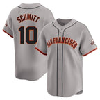 SF.Giants #10 Casey Schmitt Player Gray Home Limited Fdoa Stitched Jerseys