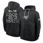 KC.Chiefs #32 Nick Bolton Player 2026 Black Logo Pullover Hoodies Limited Game Stitched Jerseys