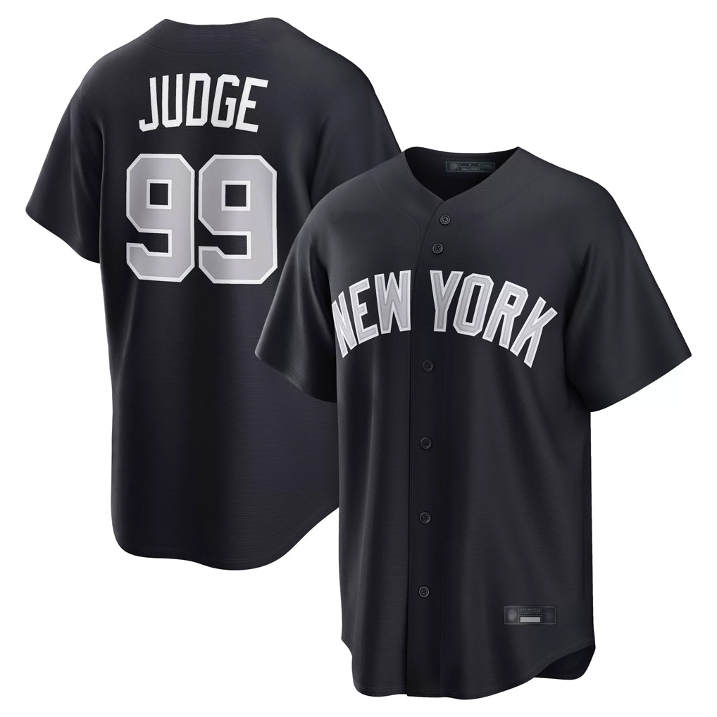 NY.Yankees #99 Aaron Judge Player Navy Home Game Fdoa Stitched Jerseys