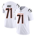 C.Bengals #71 Amarius Mims Player White Vapor Untouchable Limited Home Game Gdoa Stitched Jerseys