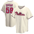 P.Phillies #59 Jhoan Duran Player Cream Home Game Fdoa Stitched Jerseys