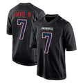 NE.Patriots #7 Carlton Davis III Player Carbon Fashion Limited Home Game Gdoa Stitched Jerseys