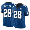 IN.Colts #28 Jonathan Taylor Player Royal Limited Indiana Nights Alternate Vapor F.U.S.E. Home Game Gdoa Stitched Jerseys