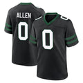 NY.Jets #0 Braelon Allen Player Black Legacy Home Game Gdoa Stitched Jerseys