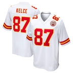 KC.Chiefs #87 Travis Kelce Player White Home Game Gdoa Stitched Jerseys