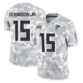A.Falcons #15 Brian Robinson Player Camo Salute to Service Limited Gdoa Stitched Jerseys
