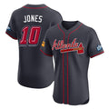 A.Braves #10 Chipper Jones Player Navy 2025 Speedway Classic Limited Elite Home Game Gdoa Stitched Jerseys
