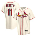 St. Louis Cardinals #11 Victor Scott II Player Cream Home Game Fdoa Stitched Jerseys