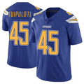 LA.Chargers #45 Tuli Tuipulotu Player Royal Limited Color Rush Vapor Untouchable Home Game Gdoa Stitched Jerseys