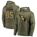 A.Cardinals #85 Trey McBride Player Olive Salute to Service Limited Hoodies Gdoa Stitched Jerseys