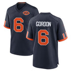 C.Bears #6 Kyler Gordon Player Navy 2026 Rivalries Collection Home Game Gdoa Stitched Jerseys