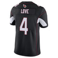 A.Cardinals #4 Jeremiyah Love Player Black Vapor Limited Home Game Gdoa Stitched Jerseys