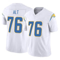 LA.Chargers #76 Joe Alt Player White Limited Vapor F.U.S.E. Home Game Gdoa Stitched Jerseys
