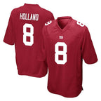 NY.Giants #8 Jevon Holland Player Red Home Game Gdoa Stitched Jerseys