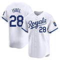 KC.Royals #28 Kyle Isbel Player White Alt Limited Home Gdoa Stitched Jerseys
