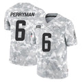 LA.Chargers #6 Denzel Perryman Player Arctic Camo Salute To Service Limited Game Gdoa Stitched Jerseys