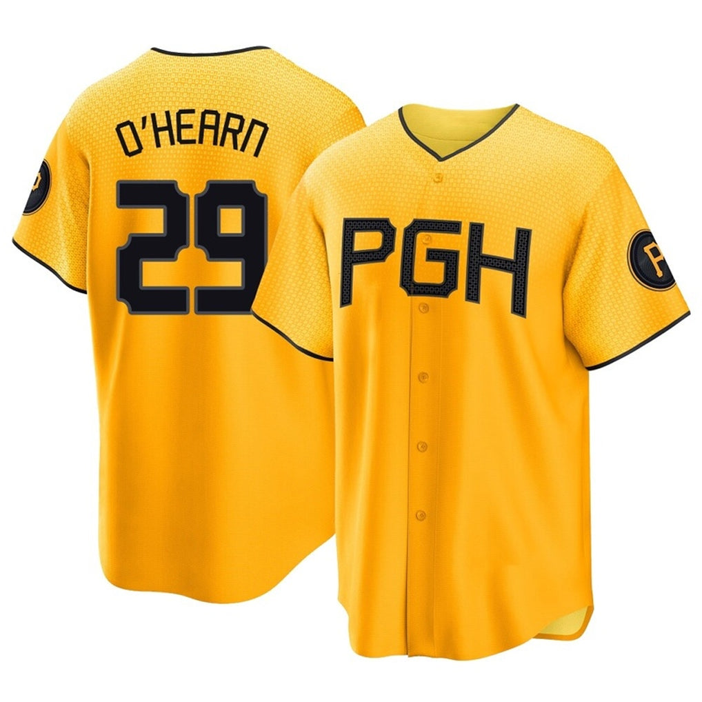 P.Pirates #29 Ryan O¡¯Hearn Player Gold City Connect Home Game Fdoa Stitched Jerseys