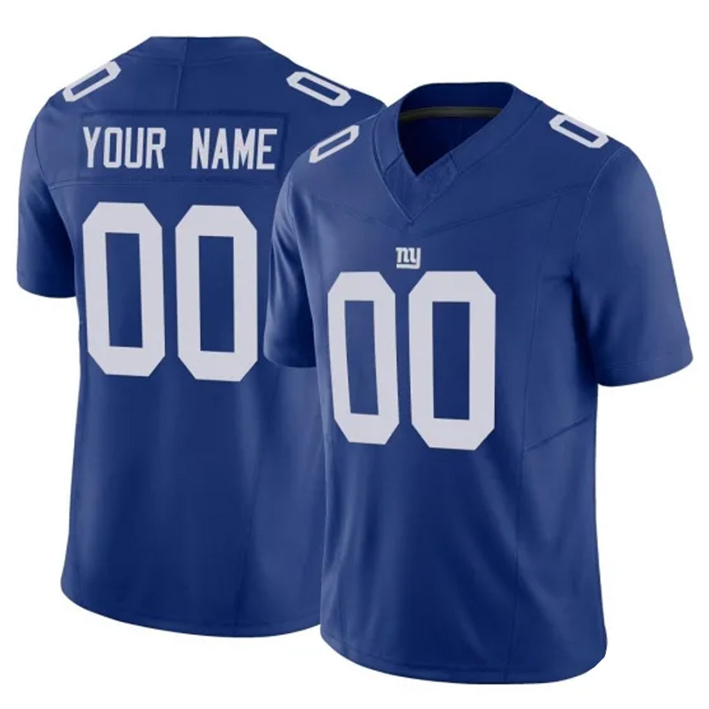 Custom NY.Giants Royal Limited Vapor F.U.S.E. Home Game Any Name & Numbers Gdoa Stitched Jerseys