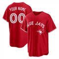 Custom T.Blue Jays Red Home Game Any Name & Number Gdoa Stitched Jerseys