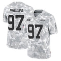 NY.Jets #97 Harrison Phillips Player Arctic Camo Salute to Service Limited Game Gdoa Stitched Jerseys