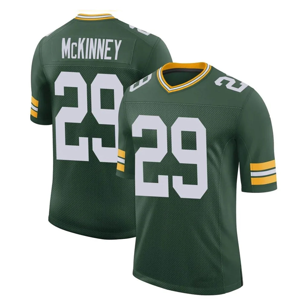 GB.Packers #29 Xavier McKinney Player Green Limited Classic Home Game Gdoa Stitched Jerseys