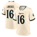 J.Jaguars #16 Trevor Lawrence Player Natural 2026 Rivalries Collection Game Gdoa Stitched Jerseys