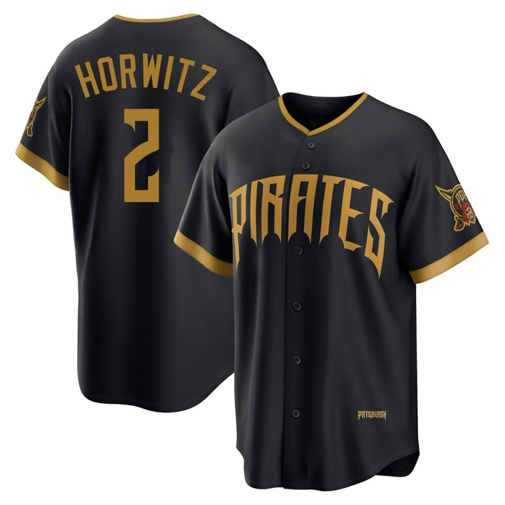 P.Pirates #2 Spencer Horwitz Player Black 2026 City Connect Home Limited Fdoa Stitched Jerseys
