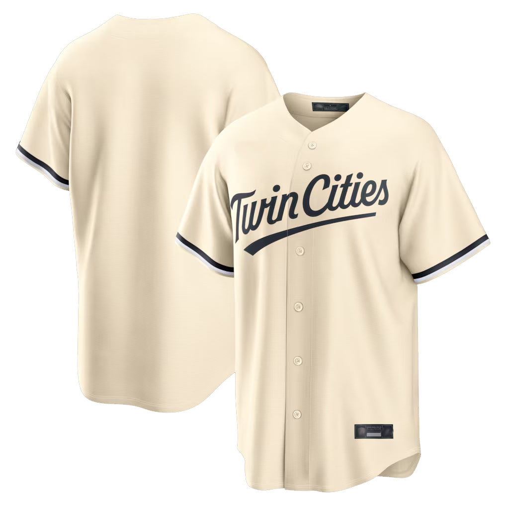 M.Twins ## Twins Blank Player Cream Game Limited Home Fdoa Stitched Jerseys