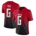 A.Falcons #6 Nick Folk Player Red Vapor Untouchable Limited Home Game Gdoa Stitched Jerseys