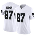 LV.Raiders #87 Michael Mayer Player White Limited Vapor F.U.S.E. Home Game Gdoa Stitched Jerseys