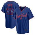 NY.Mets #22 Juan Soto Player Royal T-shirt Home Game Fdoa Stitched Jerseys