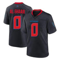 H.Texans #0 Azeez Al-Shaair Player Navy 2nd Alternate Home Game Gdoa Stitched Jerseys