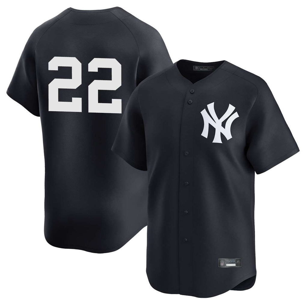 NY.Yankees #22 Ben Rice Player Navy Alternate Limited Fdoa Stitched Jerseys