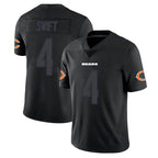 C.Bears #4 D'Andre Swift Player Black Impact Limited Game Gdoa Stitched Jerseys