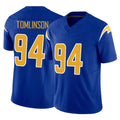 LA.Chargers #94 Dalvin Tomlinson Player Royal Limited Vapor F.U.S.E. Home Game Gdoa Stitched Jerseys