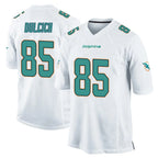 M.Dolphins #85 Greg Dulcich Player White Home Game Gdoa Stitched Jerseys