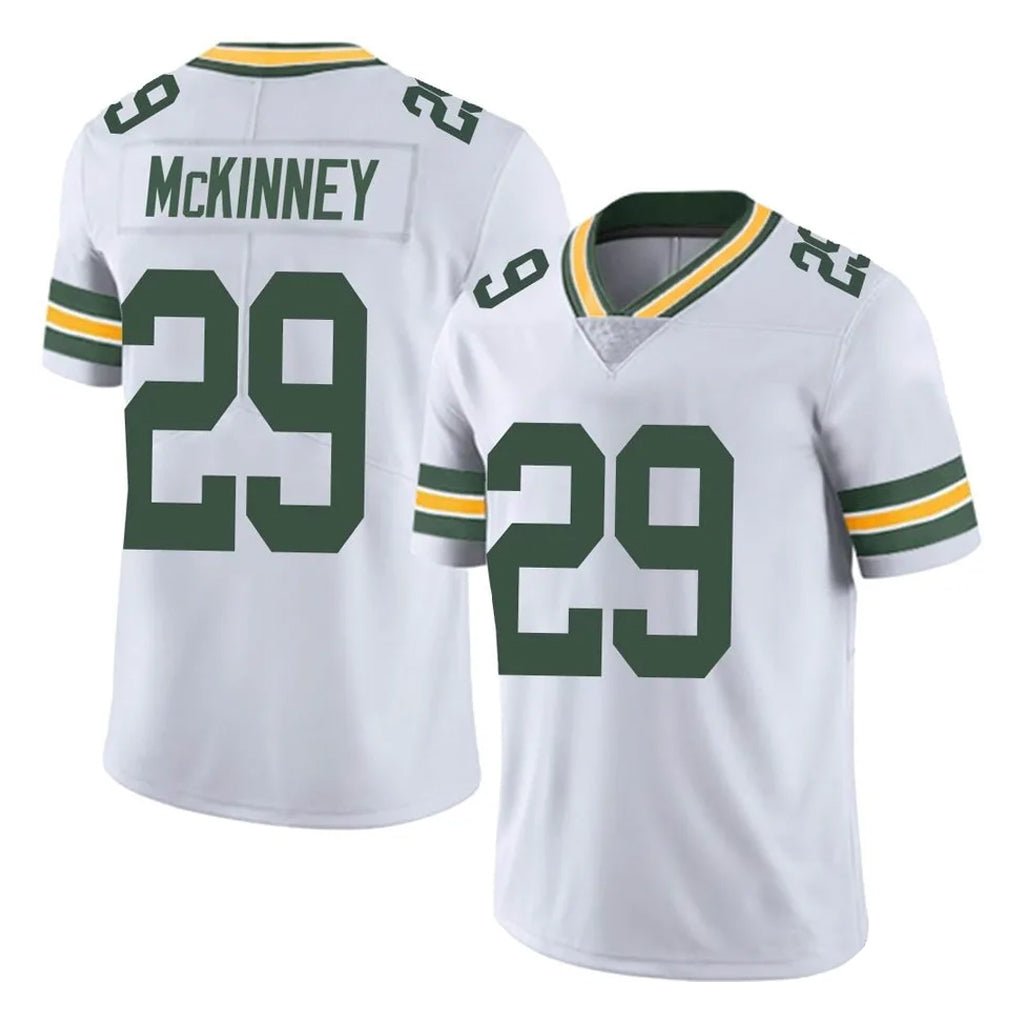 GB.Packers #29 Xavier McKinney Player White Vapor Untouchable Limited Home Game Gdoa Stitched Jerseys