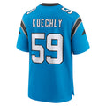 C.Panthers #59 Luke Kuechly Player Blue Home Game Gdoa Stitched Jerseys