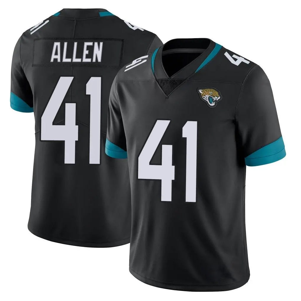 J.Jaguars #41 Josh Hines-Allen Player Black Vapor Untouchable Limited Home Game Gdoa Stitched Jerseys