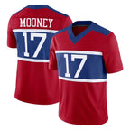 NY.Giants #17 Darnell Mooney Player Red Century Vapor F.U.S.E. Home Game Gdoa Stitched Jerseys